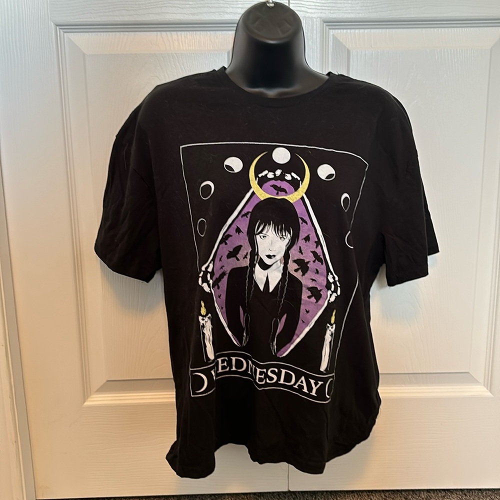 Wednesday Addams boyfriend cut T-shirt